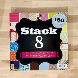 DCWV Stack 8 Patterned Paper Stack NEW